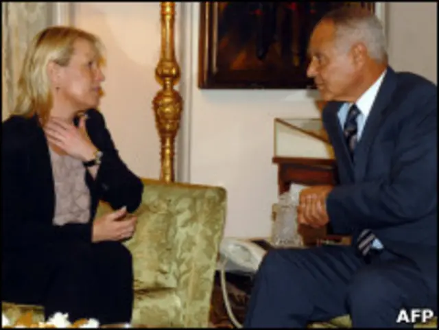 ليني اسبرسن واحمد ابو الغيط