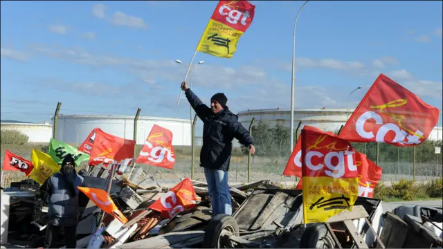 إضراب فرنسا