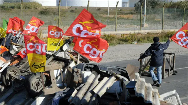 إضراب فرنسا