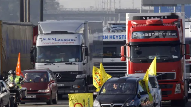 إضراب فرنسا