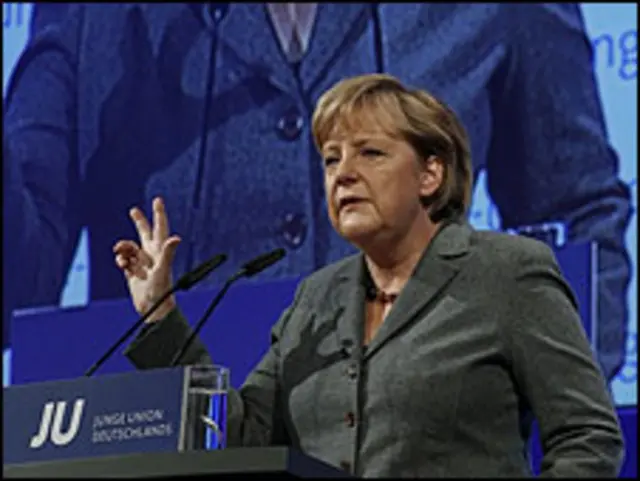 A chanceler Angela Merkel