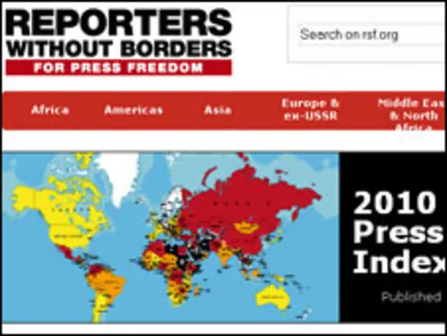 Скриншот с сайта "Репортеров без границ"