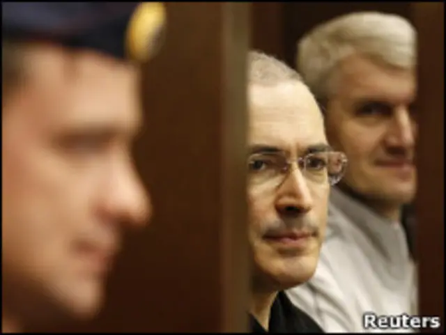 Ходорковский и Лебедев в суде
