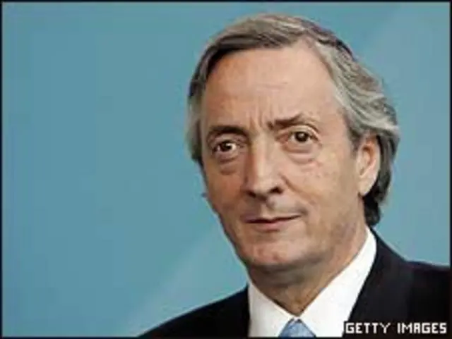 Nextor Kirchner, ex presidente de Argentina. Archivo: 2005