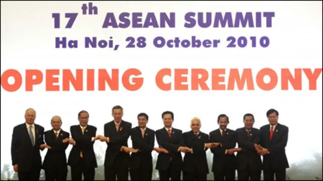 Lãnh đạo các nước Asean tại phiên khai mạc