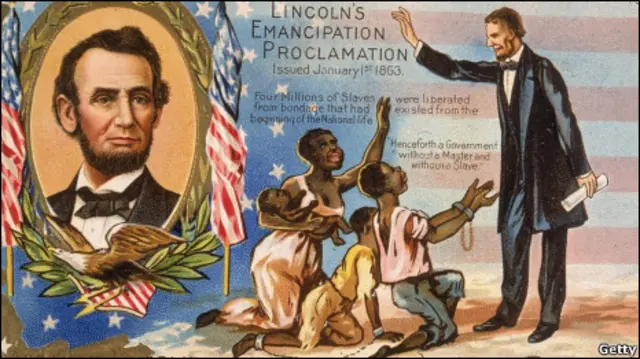 کارت پستال آبراهام لینکلن