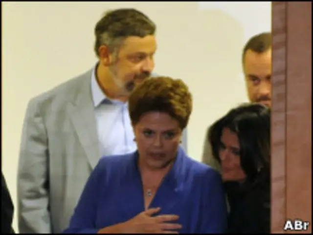 A presidente eleita, Dilma Rousseff