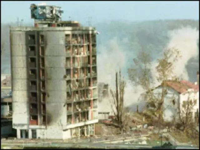 Kota Vukovar menjadi sasaran mesin perang Serbia pada tahun 1991