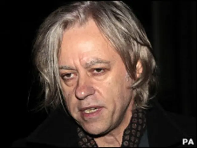 Ông Bob Geldof, người thành lập Band Aid