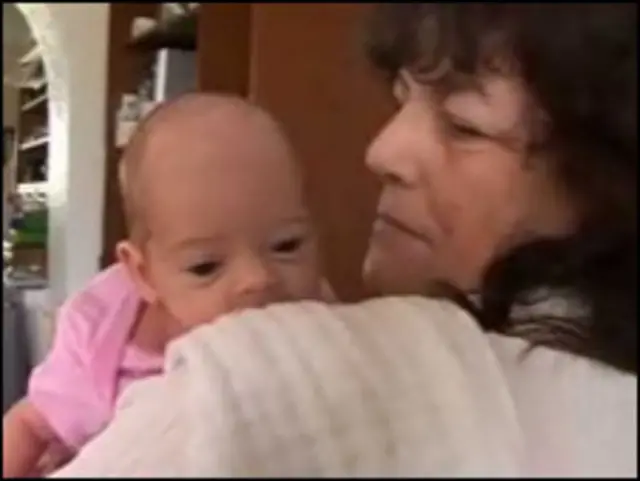 Linda Weeks com a filha Katy