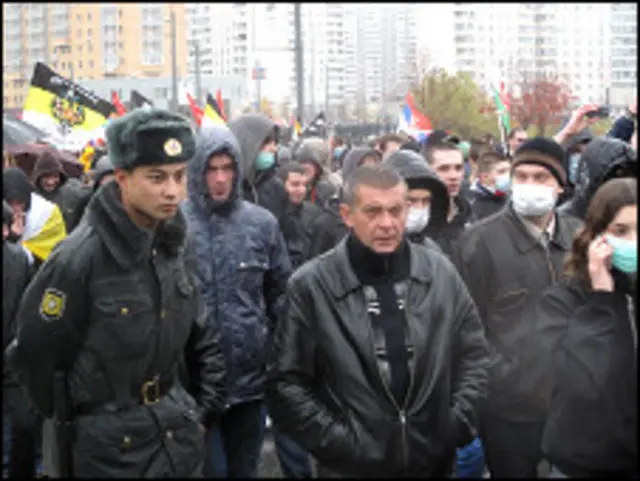 "Русский марш" на юго-востоке Москвы