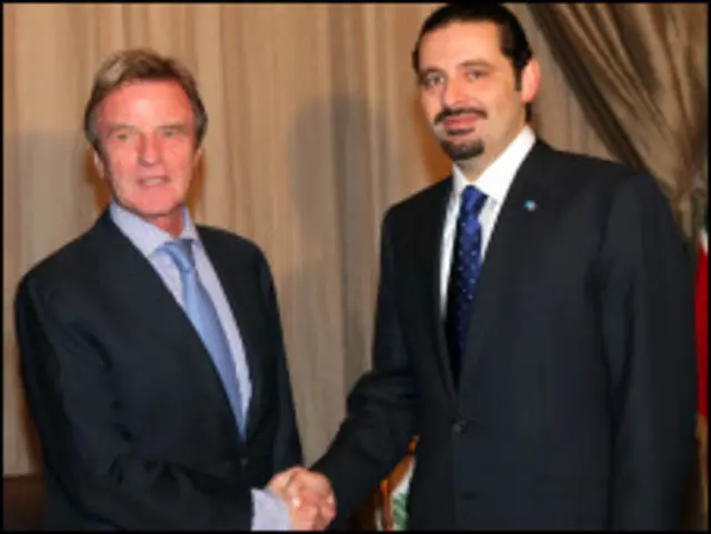 الحريري وكوشنير