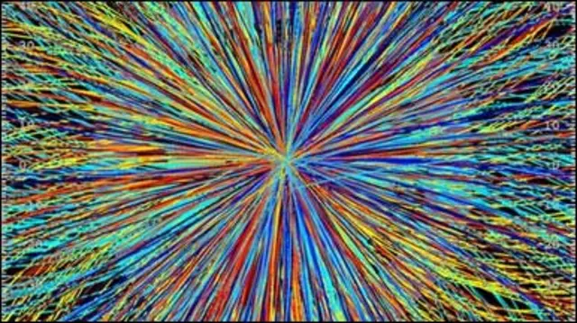 एलएचसी में सीसे के आयनों का टकराव