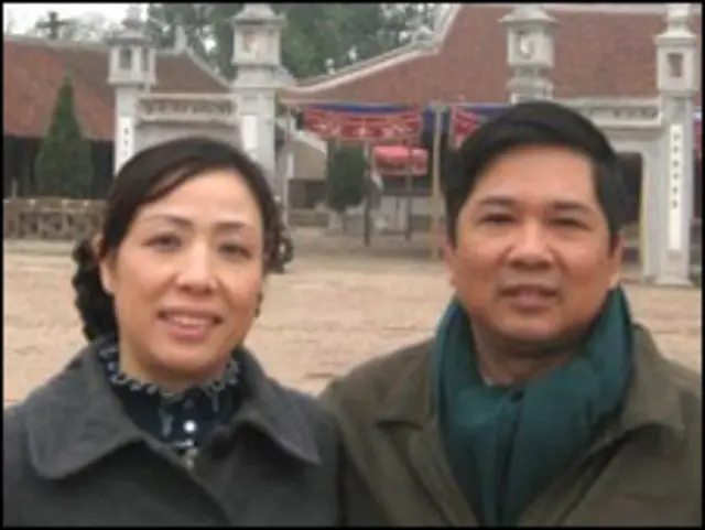 Luật sư Nguyễn Thị Dương Hà và chồng, tiến sĩ luật Cù Huy Hà Vũ