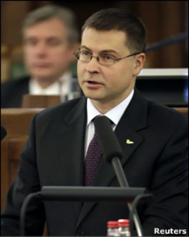 Премьер-министр Латвии Домбровскис