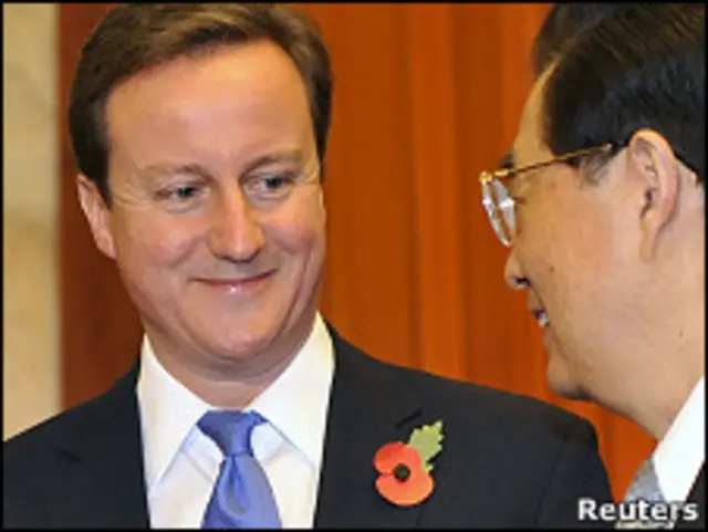 دیوید کامرون و هو جینتائو 