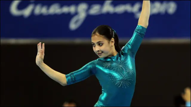 Ўзбекистонлик гимнастикачи Асал Сафарбоева чиқиши 