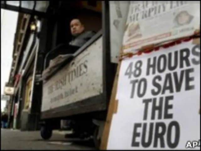 Banca de jornal na Irlanda