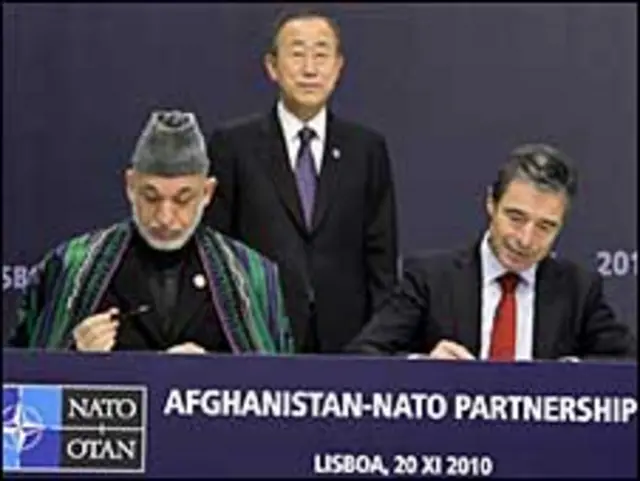 Pertemuan NATO dan Karzai di Lisabon