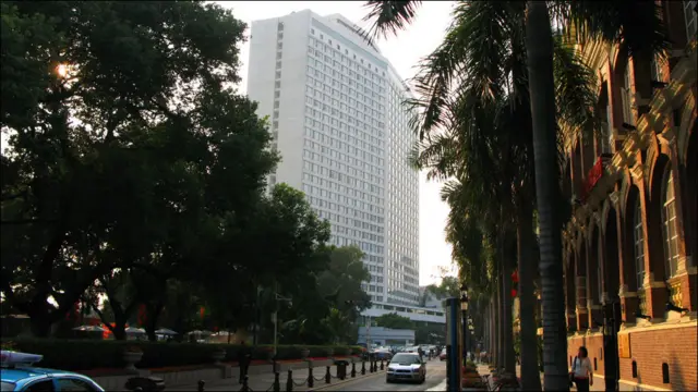 廣州沙面島上的白天鵝賓館（19/11/2010）