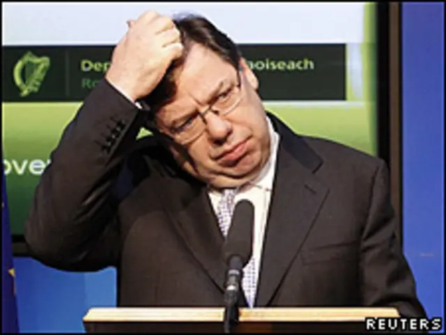Primer Ministro Irlanda Brian Cowen