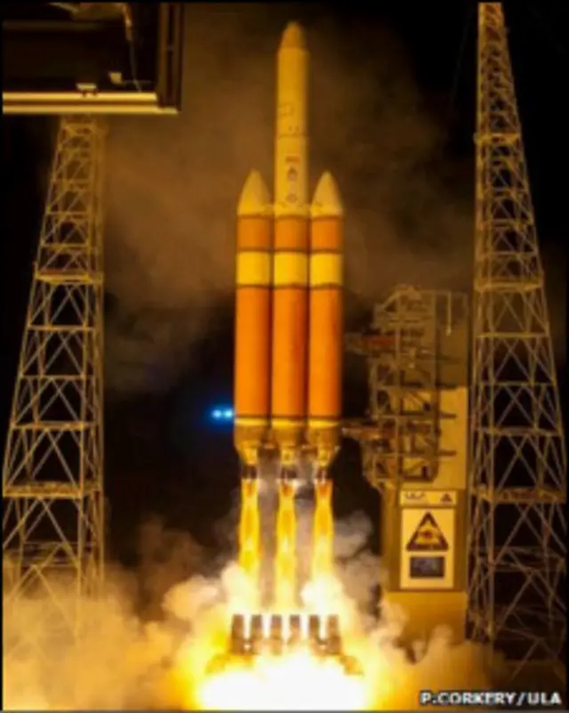 Ракета-носитель со спутником