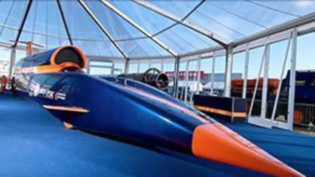 ब्लडहाउंड कार से जमीन पर सबसे तेज रफ्तार से चलने के मौजूदा रिकॉर्ड को तोड़ने की कोशिश की जाएगी.