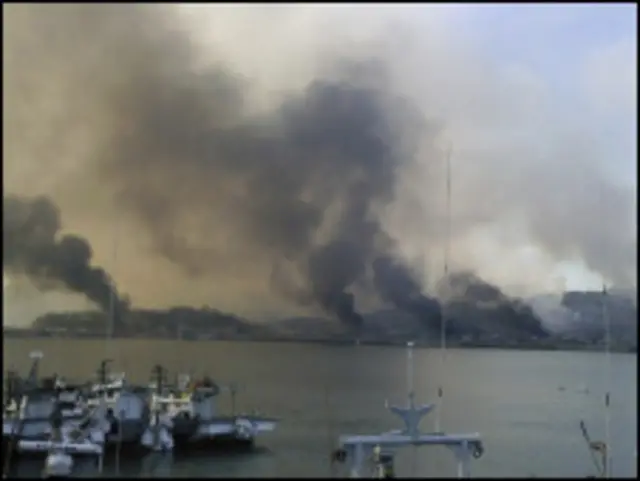 Serangan artileri oleh Korea Utara