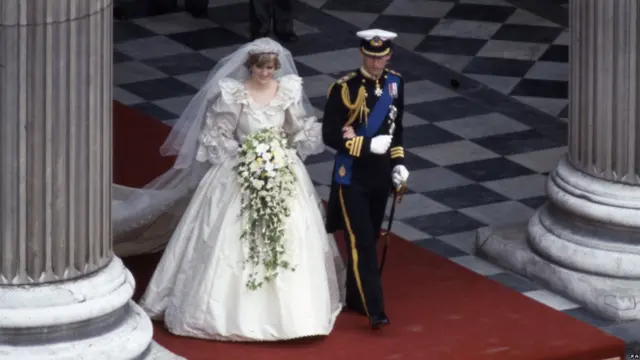 Prenses Diana ile Prens Charles'ın düğünü