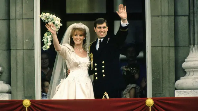 Sarah Ferguson'un Prens Andrew ile düğünü