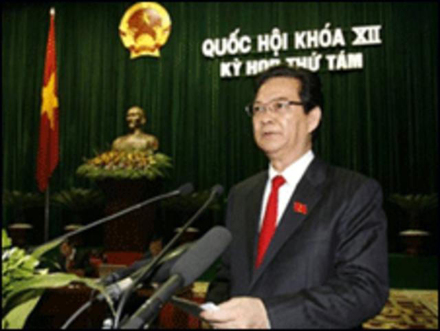 Thủ tướng Nguyễn Tấn Dũng tại kỳ họp Quốc hội trước