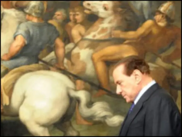 Silvio Berlusconi primer ministro de Italia