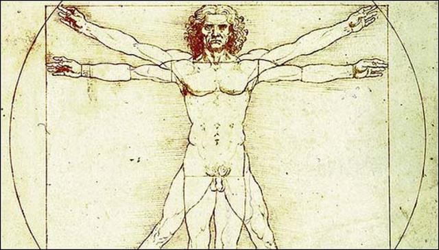 Hombre de Vitruvio, Leonardo Da Vinci