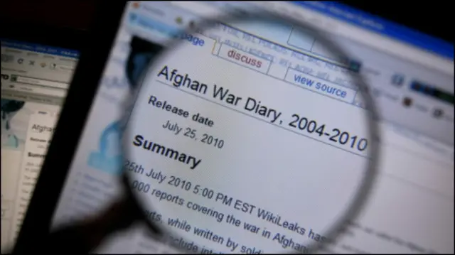 وکی لیکس نے اکتوبر میں افغانستان اور عراق پر خفیہ امریکی دستاویزات جاری کی تھیں