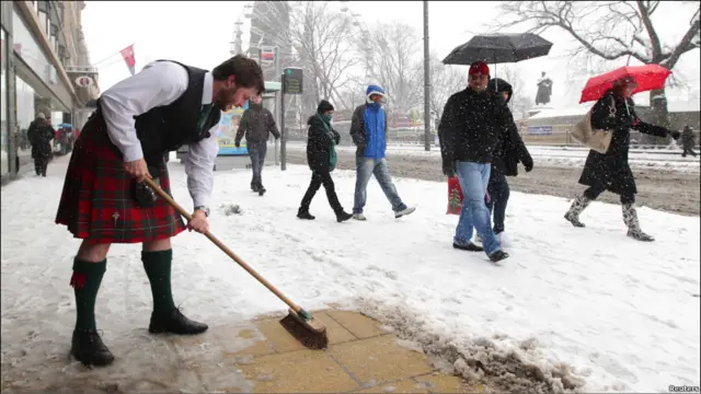 Зима в Британии
