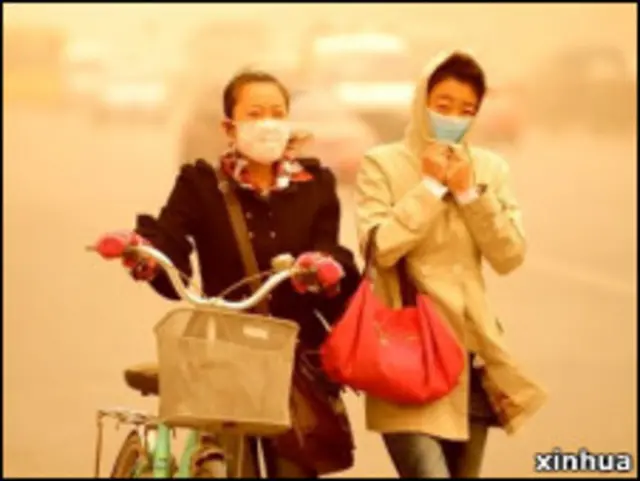 北京的沙尘暴