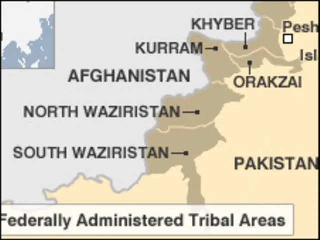 Peta Waziristan Utara