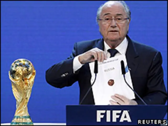 Joseph Blatter, presidente de la FIFA