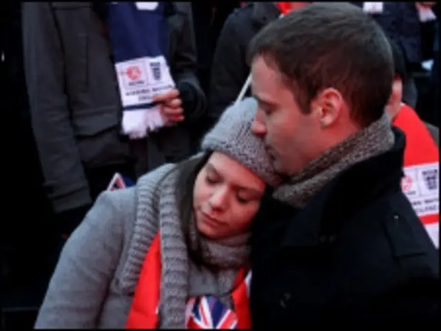 Английские болельщики после объявления решения ФИФА