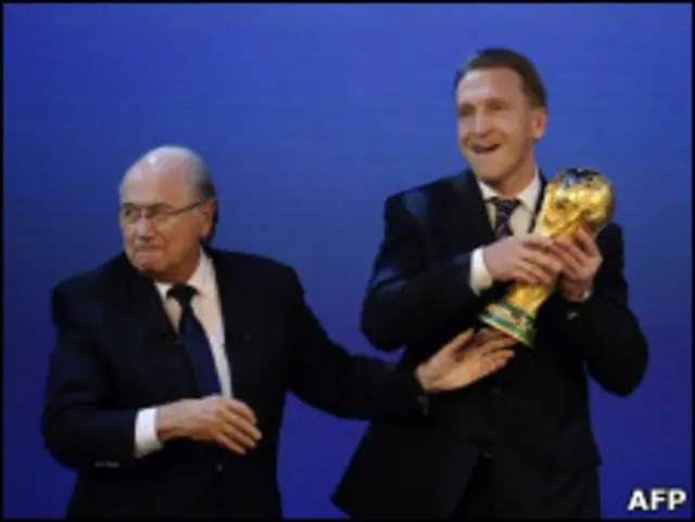 Шувалов с кубком мира