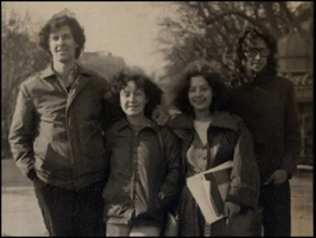 Roberto Bolaño y amigos. Cortesía Casa de América.