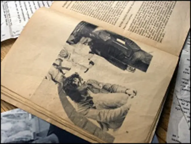 Fotos y cartas de Roberto Bolaño. Cortesía Casa de América.