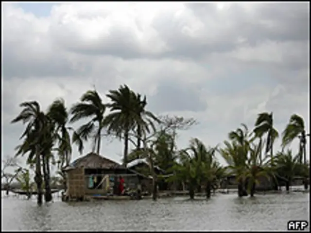 Inundación en Bangladesh (foto archivo)