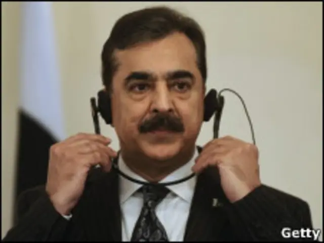 PM Pakistan Yusuf Raza Gilani 