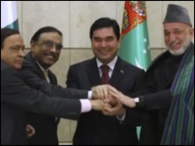 د دغې د نل ليکې پر سر لومړى په ۱۹۹۶ کال خبرې پيل شوې او وروسته په ۲۰۰۲ کال کې د افغانستان، پاکستان او ترکمنستان ترمنځ يو تړون وشو او د اسيايي بانک له خوا تر څېږنو وروسته په کال ۲۰۰۸ کې هندوستان هم ورسره ملگرى شو .