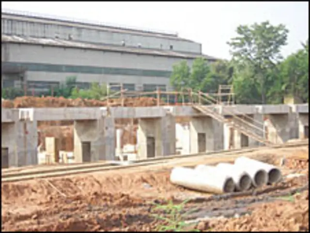 बाल्को में निर्माण कार्य