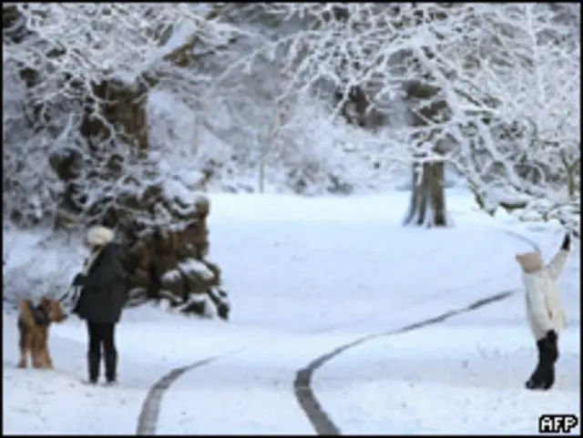 北爱尔兰贝尔法斯特雪景