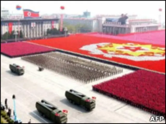 Pameran kekuatan militer Korea Utara