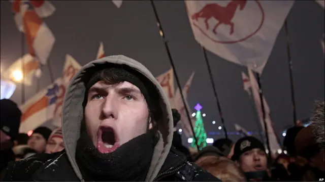 Разгон протестов в Белоруссии