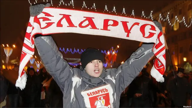 Разгон протестов в Белоруссии